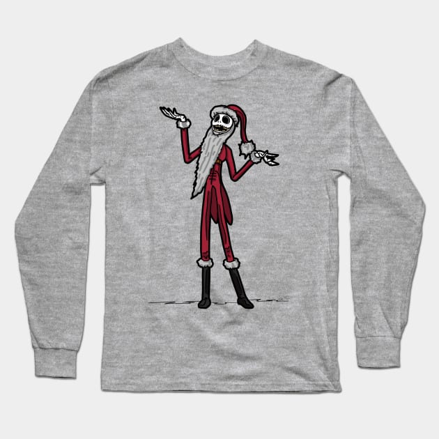 Sandy Claws Long Sleeve T-Shirt by Kitopher Designs